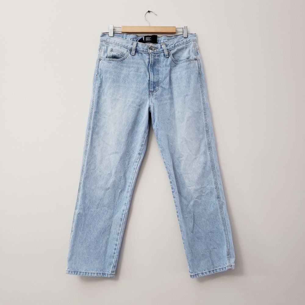 BDG urban outfitters baggy wide leg jeans light wash high rise 31